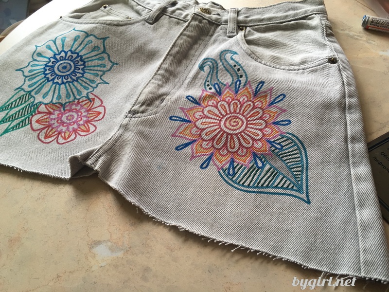 zentangle зенарт узоры на ткани